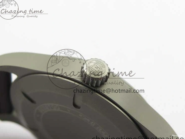 MIROTIME 0507 Mark XVIII IW327006 Titanium V7F 1:1 Best Edition Black Dial on Brown Leather Strap A Attractive 7080